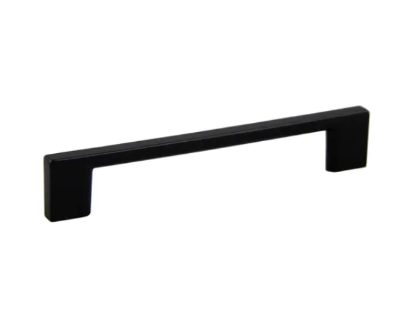 Pride Industrial P81572BK 5-7/8" Miami Cabinet Pull with 5" Center to Center Matt Black Finish