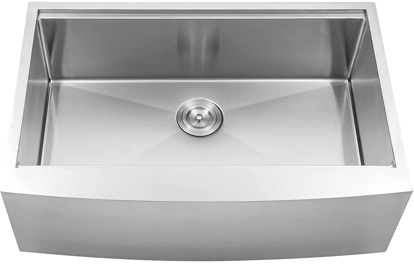 33 in. Farmhouse/Apron Front Single Bowl Stainless Steel Workstation Kitchen Sink with Accessories