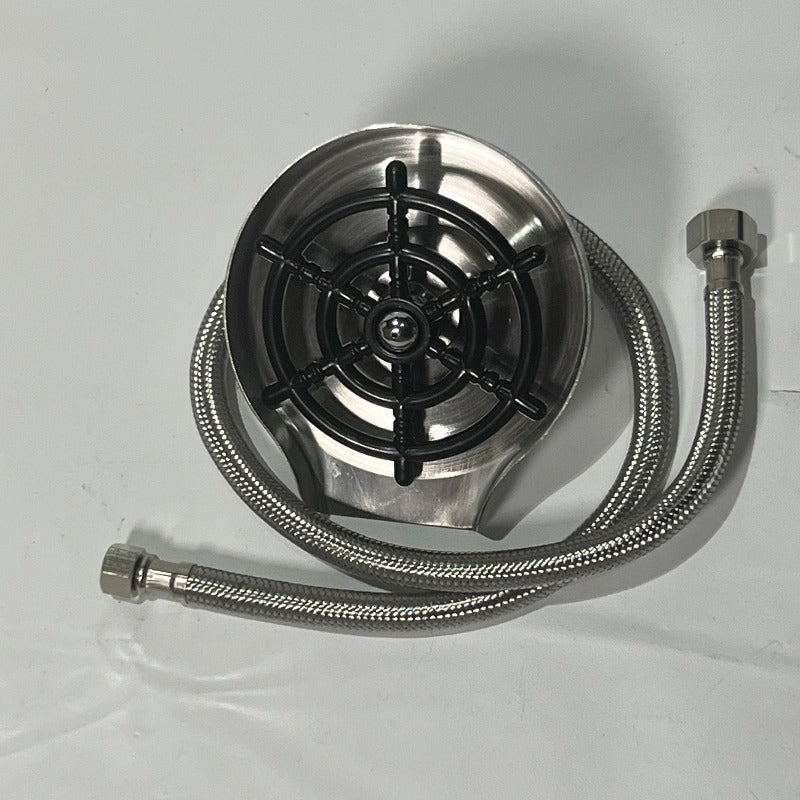 Stainless Steel Cup Washer For Sink, Glass Rinser For Kitchen Sink, Automatic Faucet Cup Cleaner