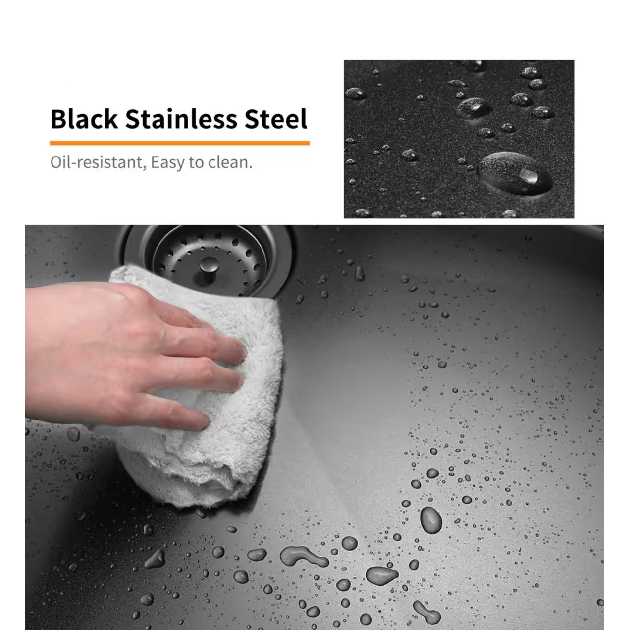 33 in. Gunmetal Black Stainless Steel Single Bowl Farmhouse Workstation Kitchen Sink with Faucet