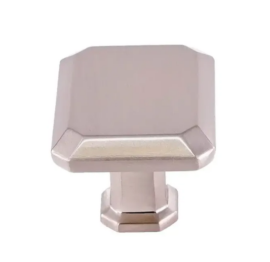 Pride Industrial K92430SN 1-1/2" Rectangle Cabinet Knob Satin Nickel Finish