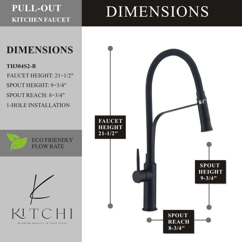 Single Handle PULL-OUT Kitchen Faucet