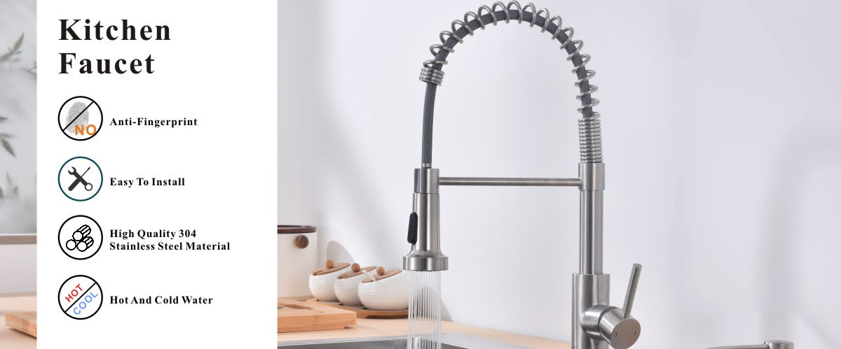 Single Handle PULL-OUT Kitchen Faucet